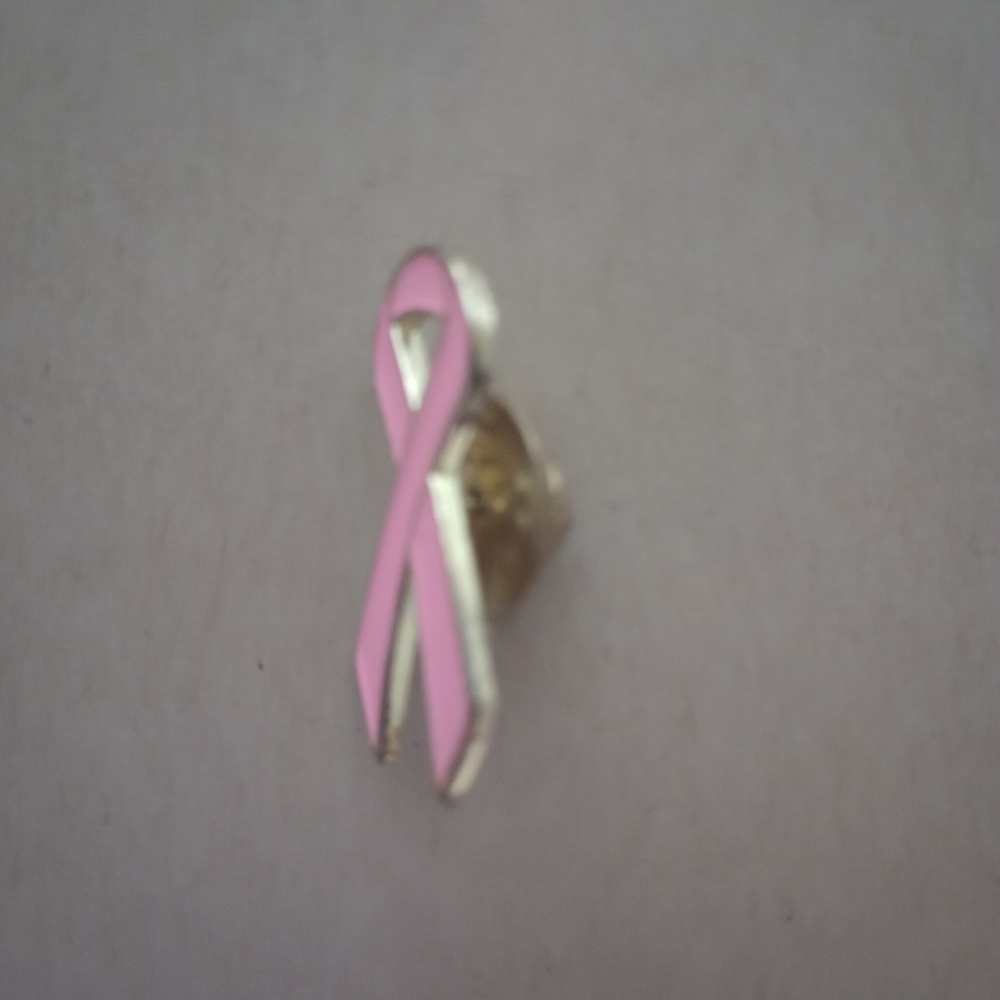 October Breast Cancer Awareness Ribbon Brooch - Picture 4 of 6